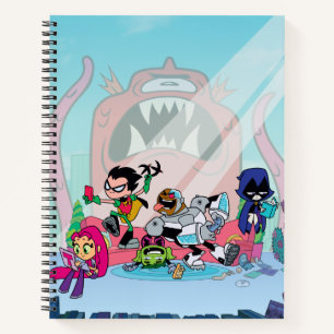 Teen Titans Go! Tentacled Monster Approaches Notebook