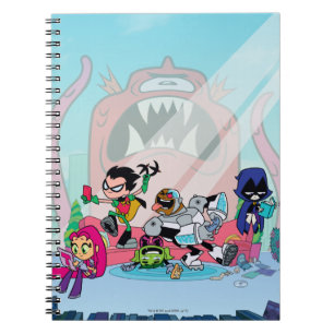 Teen Titans Go! Tentacled Monster Approaches Notebook