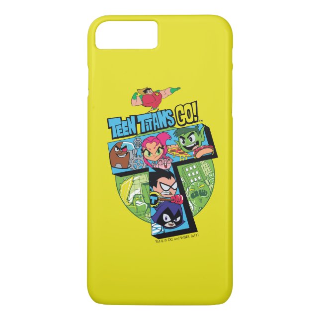 Teen Titans Go! | Titans Tower Collage Case-Mate iPhone Case (Back)