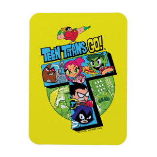 Teen Titans Go! | Titans Tower Collage Magnet