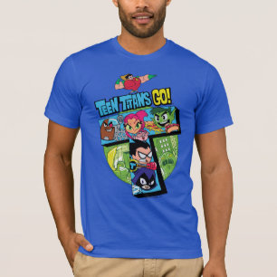 Teen Titans Go! Titans Tower Collage T-Shirt