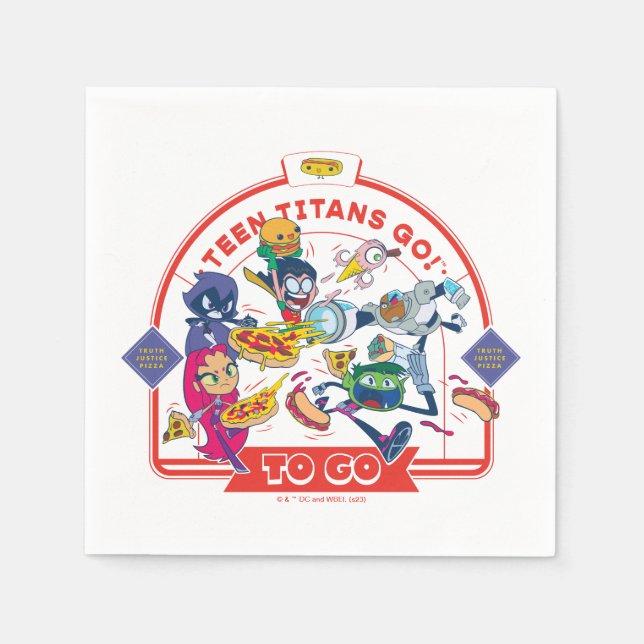 Teen Titans Go! To Go Napkin (Front)
