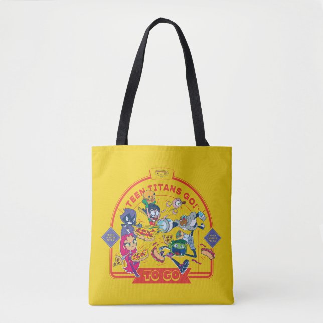 Teen Titans Go! To Go Tote Bag (Front)