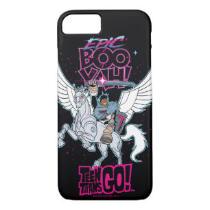 Teen Titans Go!   Warrior Cyborg Riding Pegasus iPhone 8/7 Case