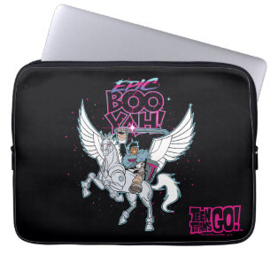 Teen Titans Go! Warrior Cyborg Riding Pegasus Laptop Sleeve