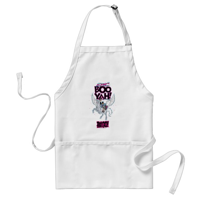Teen Titans Go! | Warrior Cyborg Riding Pegasus Standard Apron (Front)