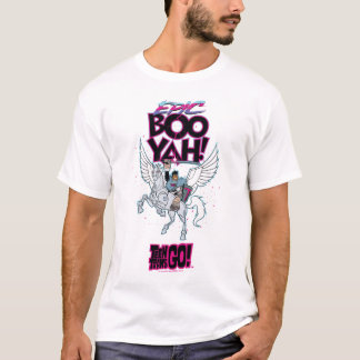 Teen Titans Go! | Warrior Cyborg Riding Pegasus T-Shirt