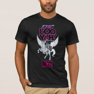 Teen Titans Go!   Warrior Cyborg Riding Pegasus T-Shirt