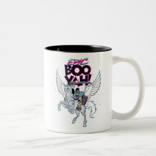 Teen Titans Go!   Warrior Cyborg Riding Pegasus Two-Tone Coffee Mug