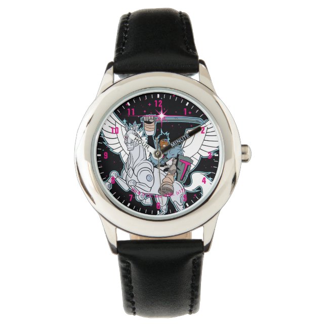 Teen Titans Go! | Warrior Cyborg Riding Pegasus Watch (Front)