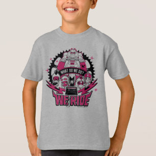 Teen Titans Go! "We Ride" Retro Moto Graphic T-Shirt