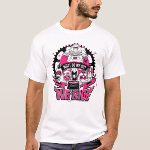 Teen Titans Go!   "We Ride" Retro Moto Graphic T-Shirt