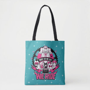 Teen Titans Go!   "We Ride" Retro Moto Graphic Tote Bag