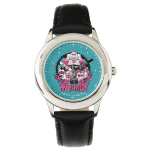 Teen Titans Go!   "We Ride" Retro Moto Graphic Watch