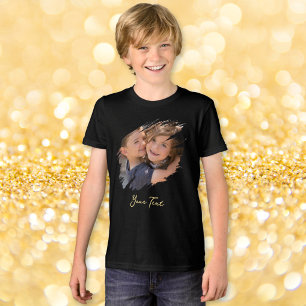 Teen Toddler Boys Photo Kids Soft Cotton Tshirt