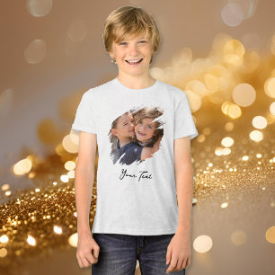 Teen Toddler Kids Photo Boys Soft Cotton Tshirt