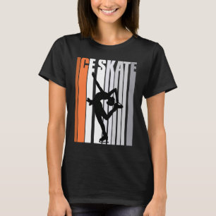 Teen Vintage Expressive Ice Skating Birthday Fun C T-Shirt