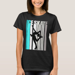Teen Vintage Ice Skating Birthday Funy Retro Cool T-Shirt