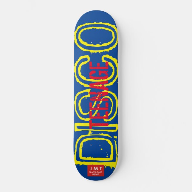 TEENAGE DISCO Skateboard (Front)