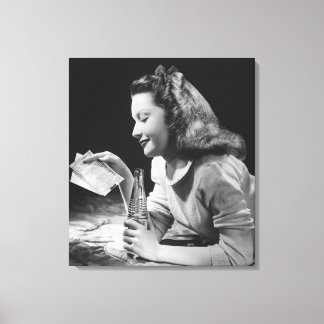 Teenage Girl Canvas Print