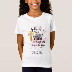 Teenage Goddaughter Gift Personalised Proverb T-Shirt