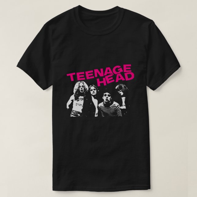 Teenage Head (Pink) Group T-Shirt (Design Front)