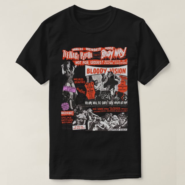 Teenage Meets Bloody Mary T-Shirt (Design Front)