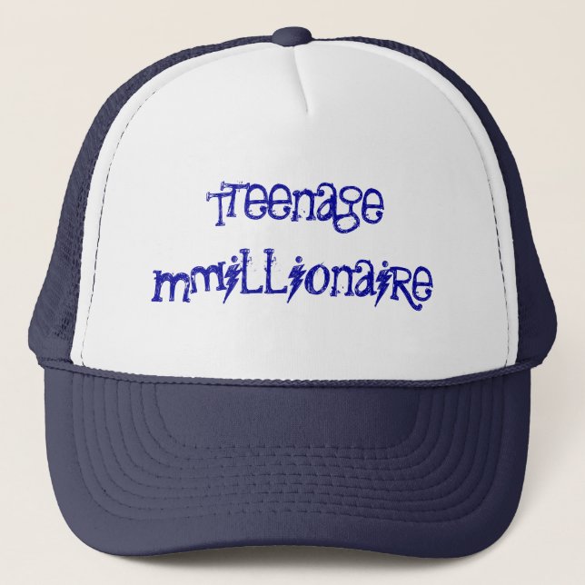 Teenage Millionaire Trucker Hat (Front)