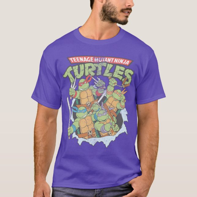 Teenage Mutant Ninjaurtles Breakthrough Group frie T-Shirt (Front)