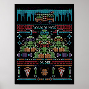 Teenage Mutant Ugly Sweater Poster