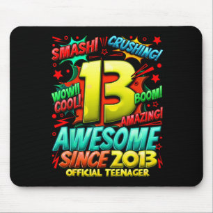 Teenager 13 Year Old Boys 13th Birthday Boy  Mouse Mat