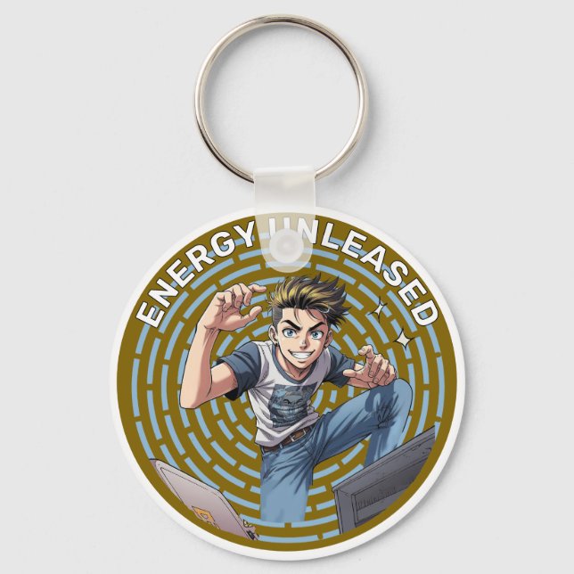 teenager boy key ring (Front)