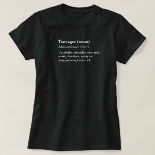 Teenager dictionary definition custom t-shirt