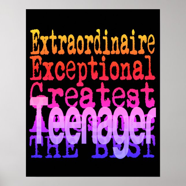 Teenager Extraordinaire Poster (Front)