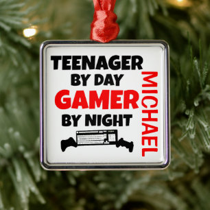 Teenager Gamer Metal Tree Decoration