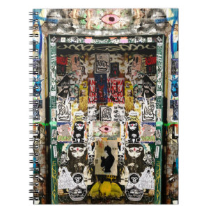 Teenagers Kid Graffiti City Binder Notebook School