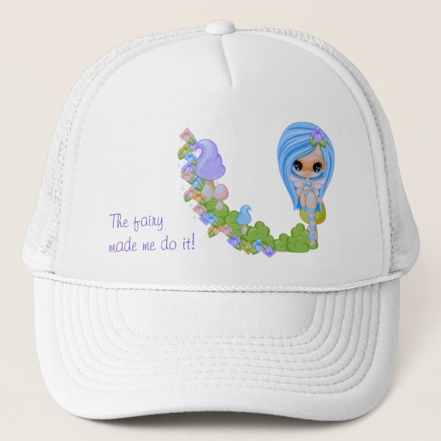Teensy Fae Cute Faery Trucker Hat (Front)