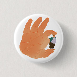 teeny leo! 3 cm round badge