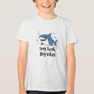 Teeny teeth big vibes Tri-Blend shirt
