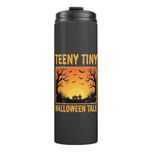 Teeny Tiny Halloween Tale Haunted Forest Design_1 Thermal Tumbler