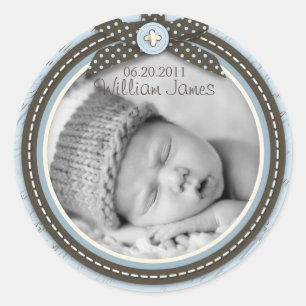 Teeny Toes Blue Sticker C