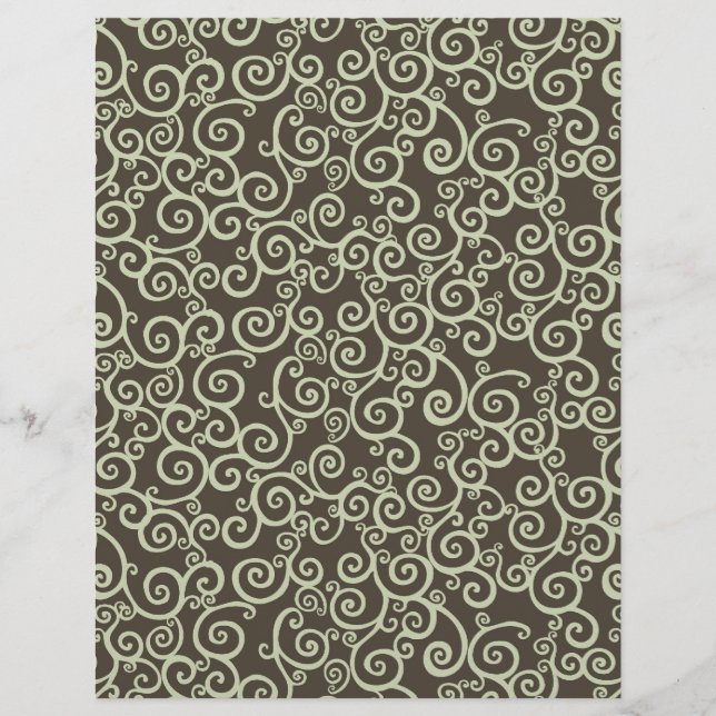 Teeny Toes GRN Scrapbook Paper B (Front)