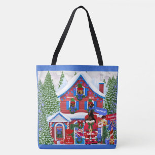 Teeny Weenie Santa Elves Tote Bag
