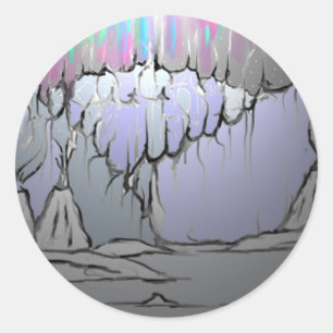 Teepee Classic Round Sticker