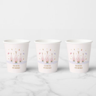 Teepee Spa Birthday Party Paper Cups