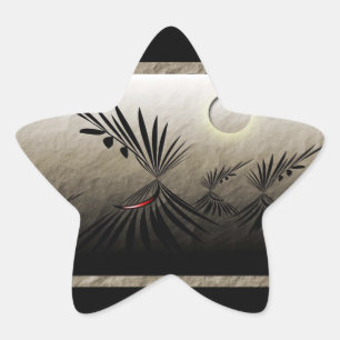 Teepee Village Star Sticker