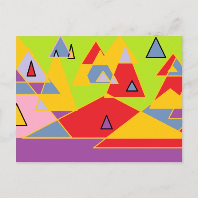 teepees design Postcard (Front)