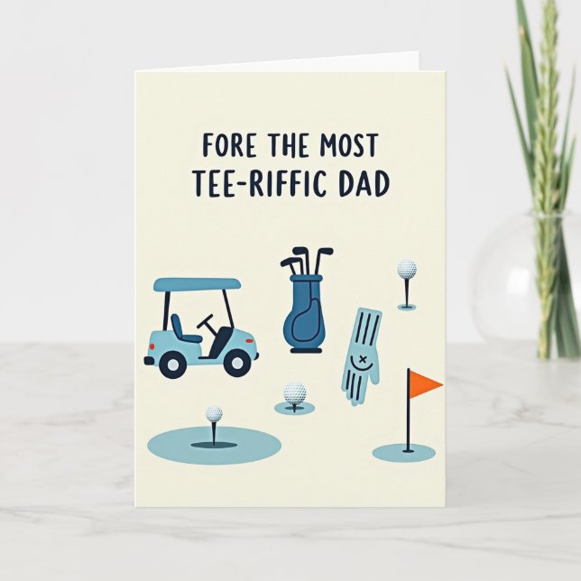 Teeriffic Dad Sporting Card (Front)