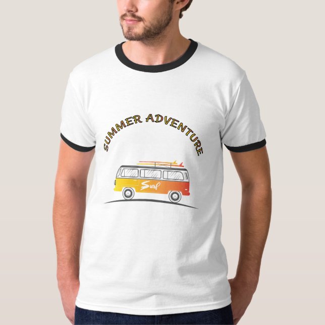 Tees for Tropical Vibes, Summer Adventures (Front)