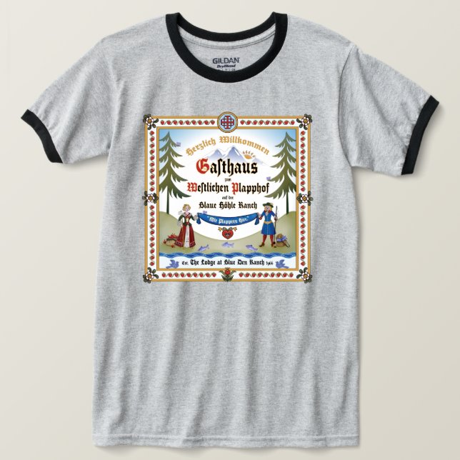Tees Front Print ~ Lodge Signage (Design Front)